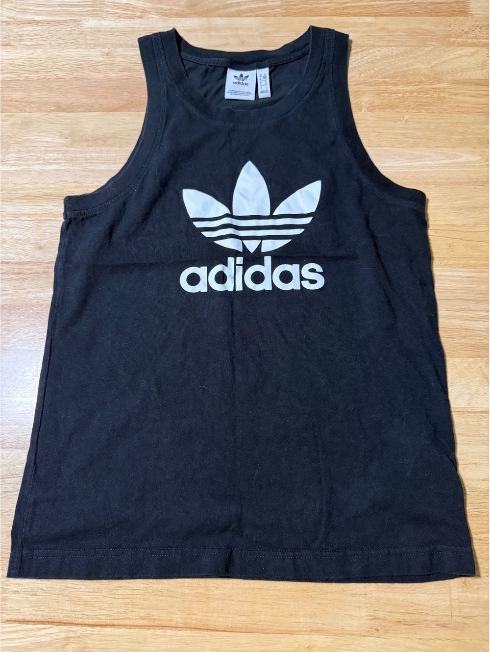 Adidas Originals Women’s Small Black Trefoil Muscle Tank Top